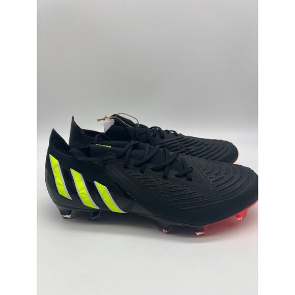 Adidas Predator Edge.1 L FG Soccer Cleats Black GW1023 Men’s Size 7 NWT🛒 - Picture 1 of 12